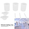 thumbnail image 3 of Silicone Measuring Cup Set Reusable Mixing Cup Casting Craft Jewelry Making Tool, 3 of 4