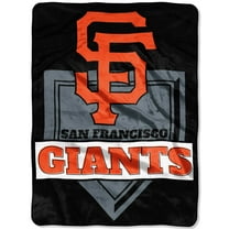 The Northwest Company San Francisco Giants 60" x 80" Home Plate Raschel Plush Blanket