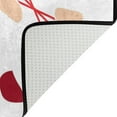 thumbnail image 5 of SKYSONIC Valentines Gnomes Non-Slip Area Rug, Red Heart Floor Carpet Comfort Floor Mats Decor for Indoor Front Porch,Living Room, Bedroom,Kitchen,72"x48", 5 of 5