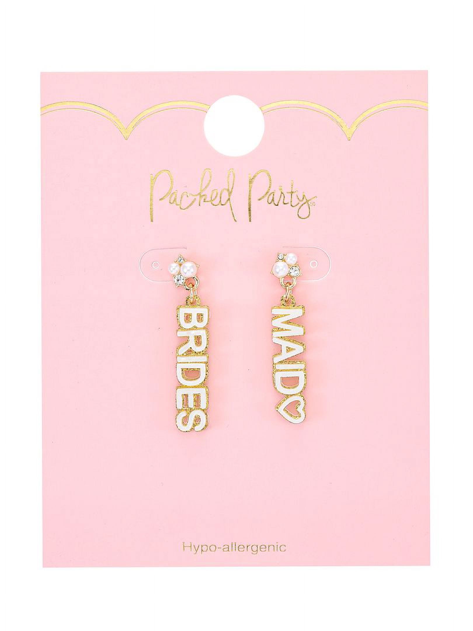 Packed Party Bride's Maid Earring