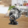 thumbnail image 3 of Quiet Cooling Clip Desktop Stroller Fan for Outdoor Travel (Dark Blue), 3 of 8
