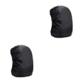thumbnail image 3 of Kearding multifuncional cubierta para la lluvia Unisex esencial para viajes cubierta impermeable para cubierta para la lluvia negro Negro 2Conjunto, 3 of 6