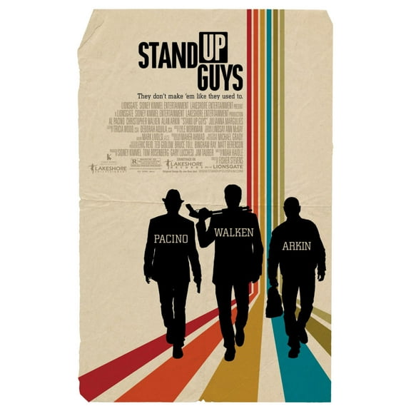 Standup Guys Movie Poster Reprint 27inx40in for any room 27x40 Multi-Color Square Adults Poster Time