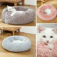 thumbnail image 5 of Donut Dog Bed Warm Soft Long Plush Pet bed For Samll Large Dog House Cat Calming Beds Washable Winter Kennel Sofa Cushion Mat, 5 of 10