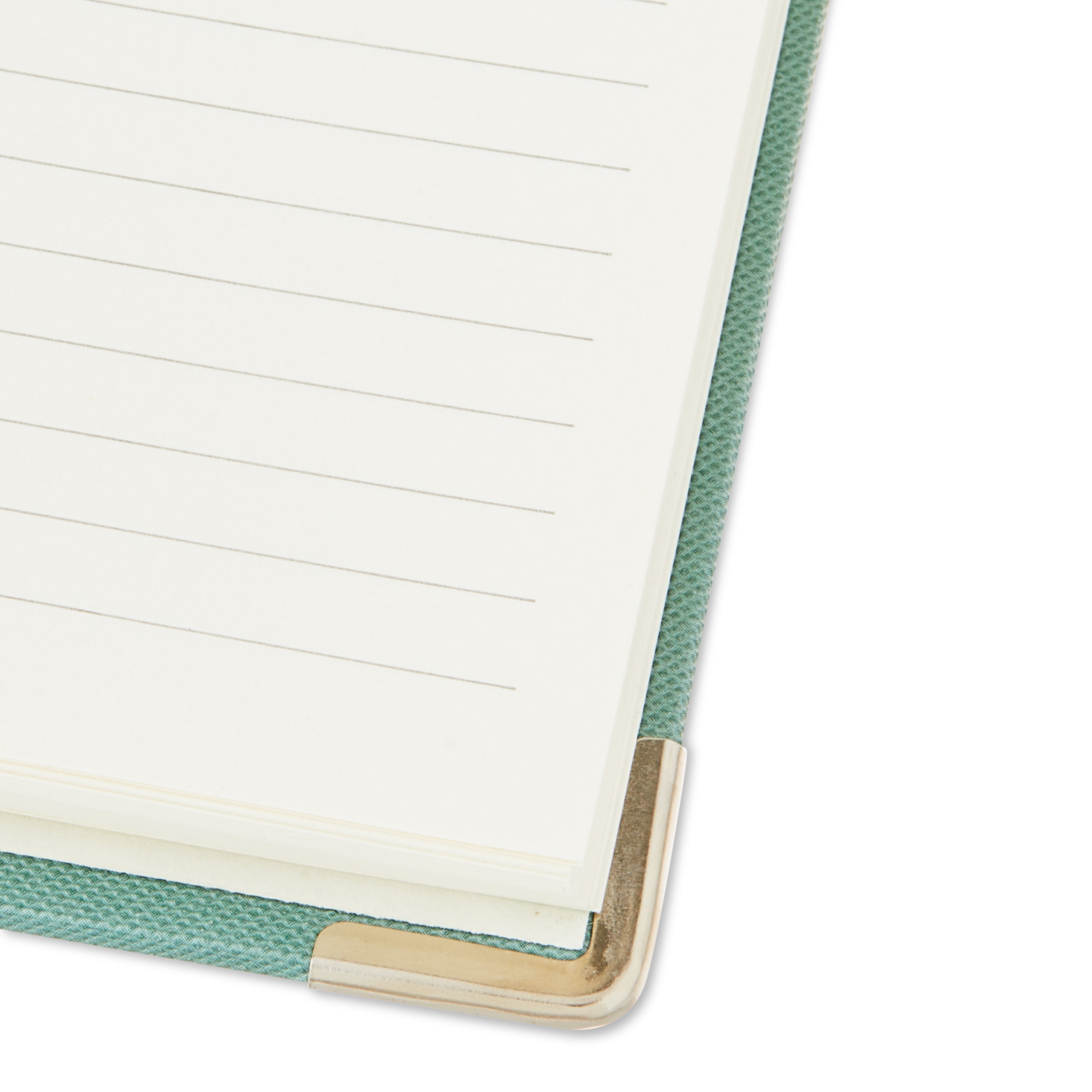 Pen+Gear Brand Green Journal,Top Spiral, 8" x 10.75",80 Perforated Ruled Sheets