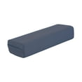 thumbnail image 3 of Cojín de apoyo para meditación, rectangular, para yoga, lavable, para el hogar Azul oscuro, 3 of 8