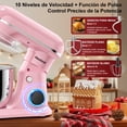 thumbnail image 2 of Batidora de Pedestal Planetaria Honinst 10 Velocidades Uso Doméstico Tazón de 4QT, 2 of 8