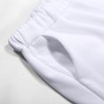 thumbnail image 2 of HOWPAY Baggy Sweatpants for Men Solid Color Straight Leg Casual Loose Fit Jogger Pants with Pockets and Drawstring Lightweight Sweat Pants White S, 2 of 9