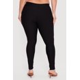 thumbnail image 4 of Women's Plus Size Ponte High Waisted Pintuck Pull On Pants, 4 of 4