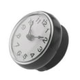 thumbnail image 5 of Waterproof Shower Clock Suction Cup bathroom and kitchen Clock Wall/Window Glass/Mirror , Black, 5 of 7