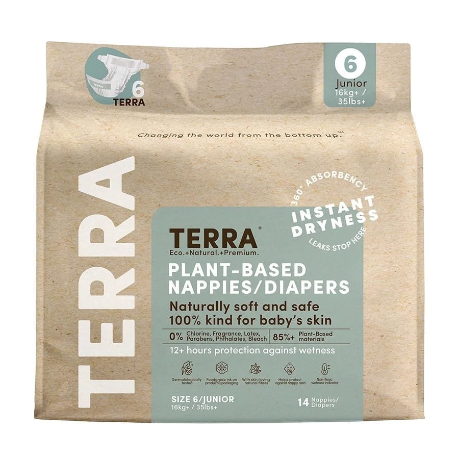 Terra Diapers Size 5 Walker - 16 Pack - Walmart.com
