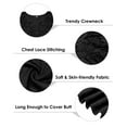 thumbnail image 2 of TIYOMI Ladies Plus Size 4X Tank Tops Black Crewneck Tunices Lace Stitching Shirts Summer Blouses 4XL 24W 26W, 2 of 3