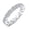 B-Silver, variant on Wedding Band for Women 925 Sterling Silver Engagement Stacking Ring for Her 5A CZ Yellow Size 5