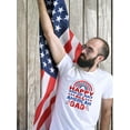 thumbnail image 2 of Happy 4Th Of July! America T-Shirt Men -Image by Shutterstock, Male XX-Large, 2 of 4