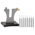 thumbnail image 2 of Broken Screw Extractor Remove Set, Damaged Screw Extractor Set High Hardness 8 Pins  For Watchmaker, 2 of 8