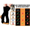 Physix Gear Compression Socks for Men & Women 2030 mmHg Graduated
