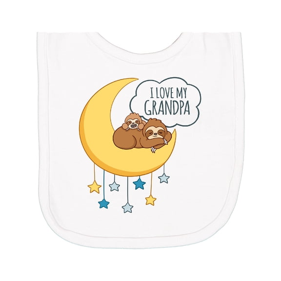 Inktastic I Love My Grandpa Newborn Bib