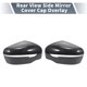 thumbnail image 2 of Cubierta de tapa de espejo lateral izquierdo y derecho para Nissan Navara NP300 par de fibra de carbono negra, 2 of 7