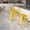 Yellow, variant on Emma + Oliver Commercial Grade 24"H Yellow Metal Indoor-Outdoor Counter Height Stool w/ Back