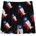 thumbnail image 4 of Faty-T Texas Flag Map Men's Pajama Shorts Drawstring Pajama Pants Loungewear Pj Bottoms with Pockets, 4 of 8