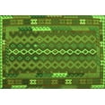 thumbnail image 1 of Ahgly Company Indoor Rectangle Oriental Green Traditional Area Rugs, 2' x 5', 1 of 1