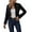 *Black, variant on Womens Cropped Suede Blazer Jacket ,Vintage Open Front Steampunk Jacket,Slim Fit Double Breasted Jacket Red,Womens Plus M
