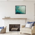 thumbnail image 3 of Stupell Industries Aerial View Tide Pool Landscape Painting Gray Floater Framed Canvas Art Print Wall Art, 31 x 25, 3 of 10