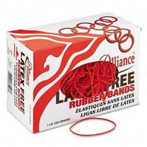 Alliance Latex-Free Orange Rubber Bands- Size 19- 3.5 x .06- 1750-Box