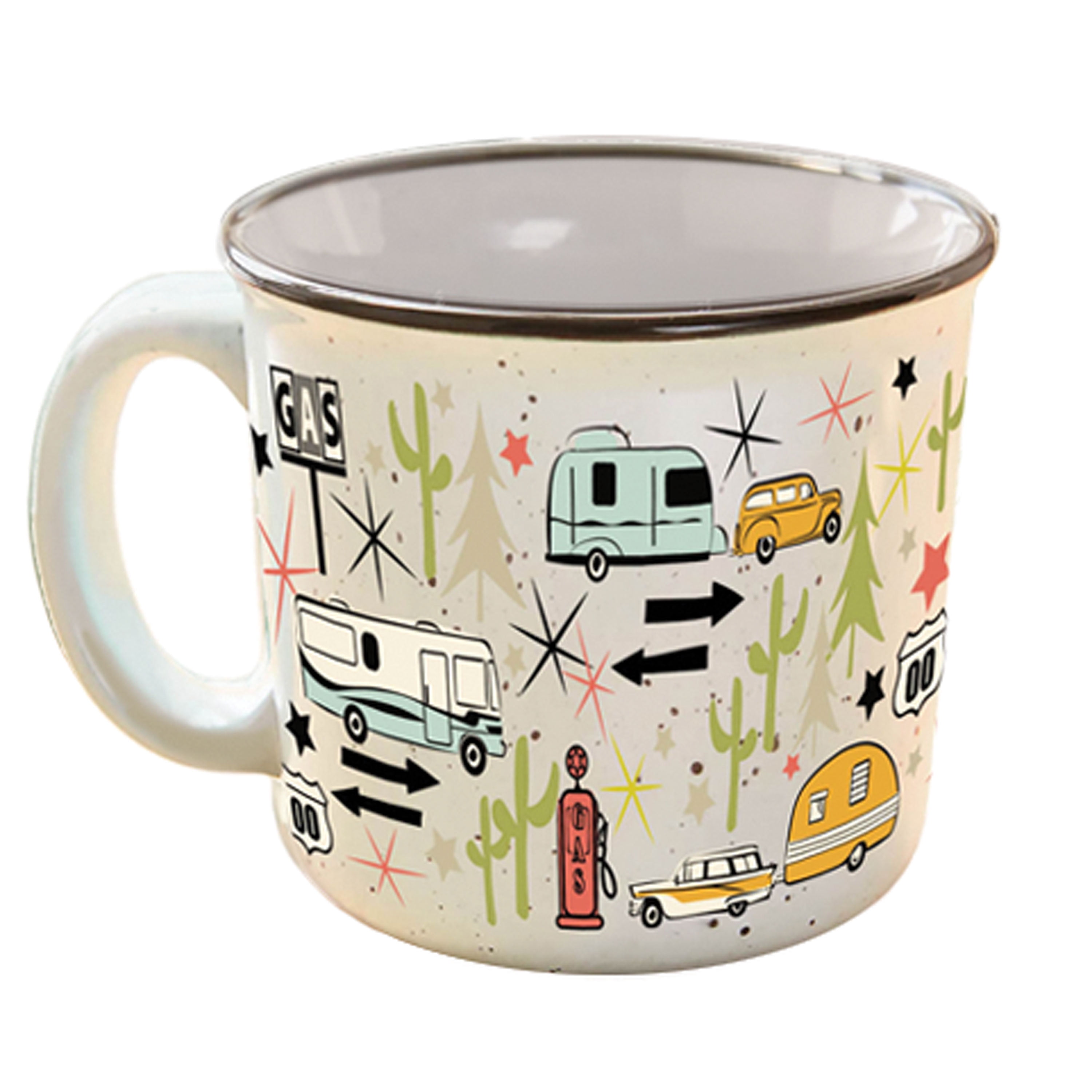 Camp Casual CC004C Camp Casual Mug Wanderlust Whit
