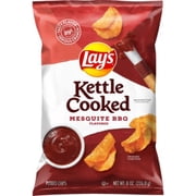 Lay's Potato Chips Kettle Cooked Mesquite Barbecue 8 oz