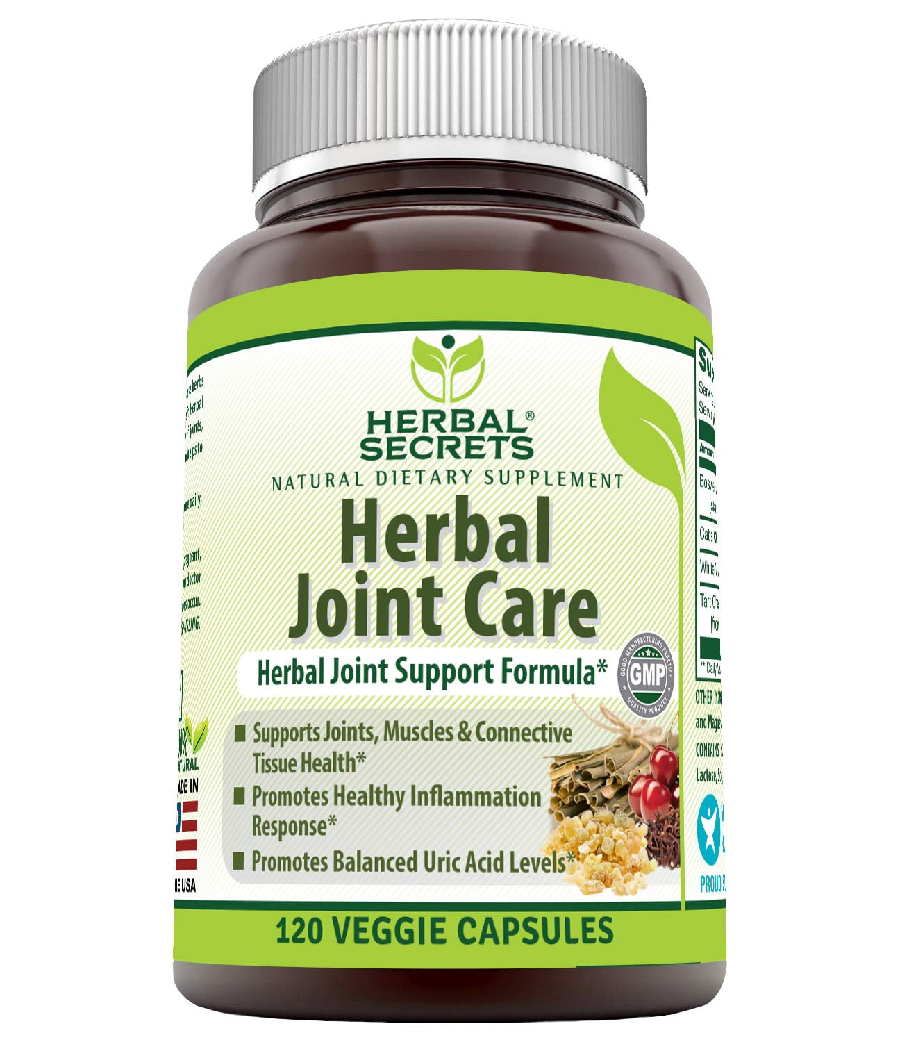 Herbal Secrets Herbal Joint Care 120 Veggie Capsules