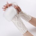 thumbnail image 3 of Yoyauz Women'sFingerless Gloves Arm Warm Knit Thumbhole Stretch, 3 of 5