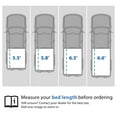 thumbnail image 2 of Soft Tri-Fold Truck Bed Cover, fitsCh-evySilverado 2019-2023,GMCSi-erra1500, 5.8FT/6.6FT Bed, Tonneau Covers for Trucks Protecting Your Cargo Truck Tonneau Covers Suitable for All Kinds of Weather, 2 of 7