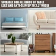 thumbnail image 5 of 4 Pack Rubber Bed Frame Stoppers - Non-Slip Furniture Wheel Cups for Hardwood and Tile Floors, 5 of 7