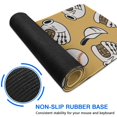thumbnail image 6 of Long Mouse Pads for Desk,Yellow Baseball Items Pattern Desk Mats on Top Of Desks, Desk Mouse Pad Extra Large with 3mm Non-Slip Base and Stitched Edge for Gaming,Office,Work,Home 31.5"x11.8", 6 of 6