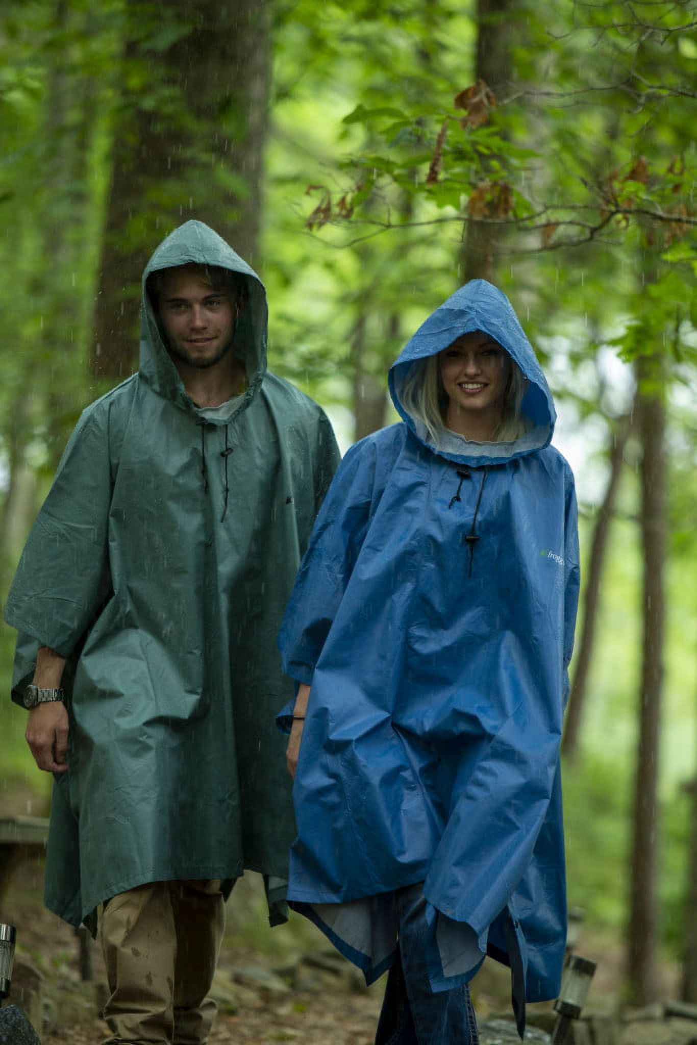 frogg toggs Sleeveless Raincoat Single-Breasted Long Poncho (Men's or Women's) 1 Pack