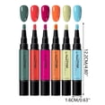 thumbnail image 2 of VAIFTILNO Nail Polish Pen Set 6 Colors, Water Based Nail Art Polish, Dry Nail Art Pens Air Dry Nail Paint No Lamp Needed, Control Brush Tip for Women (F), 2 of 7