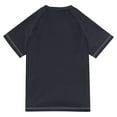 thumbnail image 6 of FORMRS Boys Rash Guard Short Sleeves Swim Shirt Quick Dry UPF 50+ Sun Protection, Sizes 3-12T, Purple Street, 6 of 6