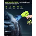 thumbnail image 3 of Leaf Blower Cordless, 980,000 RPM Electric Leaf Blower with 21V Battery Handheld Blowers for Lawn Care, 3 of 9