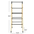 thumbnail image 2 of Household Essentials Bamboo V-Shaped Folding Clothes Drying Rack, Compact Upscale Laundry Rack with 9 Dowels, Environmentally Friendly, Stable Frame, 2 of 12