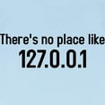 thumbnail image 3 of CafePress - There's No Place Like 127.0.0.1 Infant T Shirt - Infant T-Shirt, 3 of 4