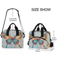 thumbnail image 3 of Lunch Bag Portable Crossbody Meal Bag Cooler Bag Insulated Lunch Bag Food Bag Handheld & Crossbody Design Cool Butterfly, 3 of 6