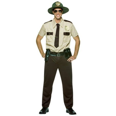 State Trooper Adult Costume Walking Dead Sheriff Rick Grimes Supertroopers