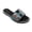 BLACK, variant on Women’s Rhinestone Slide Sandals Open Toe Flat Slip-On Casual Summer Shoes Embellished Strap Walking Slippers