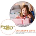 thumbnail image 4 of OUNONA Party Props for Kids Plastic Three-Section Trumpet Toy for Imagination Improvement 1Pcs, 4 of 8