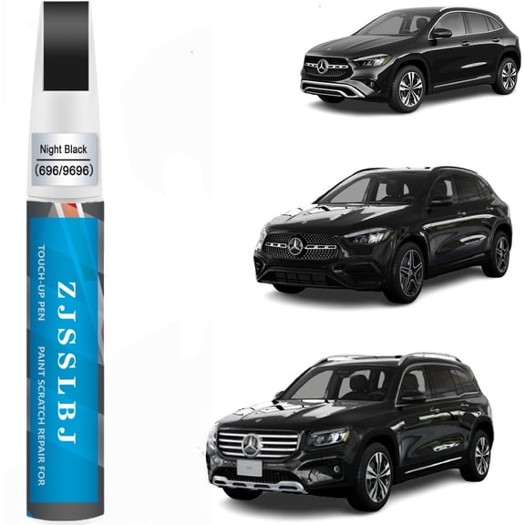 696/9696 Night Black Compatible with Mercedes-Benz Exact Match Touch Up Paint Pen