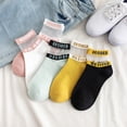 thumbnail image 2 of WORGEOUS  5 Pairs Extra Small Compression Socks Balance Shoes Women Miss, 2 of 8