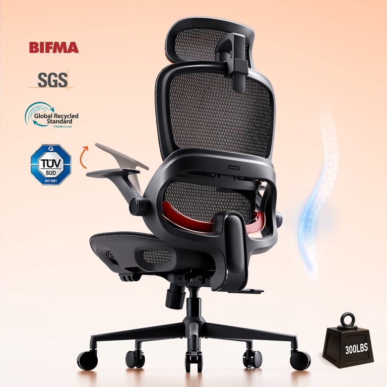 Sihoo B100 Ergonomic Office Chair, High Back Mesh Black photo 8