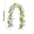 thumbnail image 3 of Tuvgenk Multicolor Easter Garland 68.8 in Plastic Reusable Flower Garland Indoor and Outdoors Birthday, Party for Decoration, 3 of 6