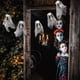 thumbnail image 5 of Esqueleto de día santo pequeño colgante fantasma bar KTV decoración de horror diseño de calavera de espuma de gauze fantasma cabeza colgante, Decoración de calavera de Halloween colgante blanca, 5 of 7